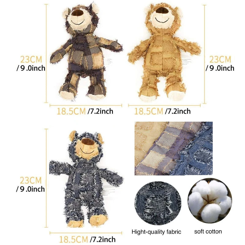 Plush Teddy Dog Toy