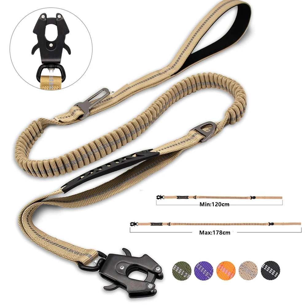 Tactical Bungee Dog Leash