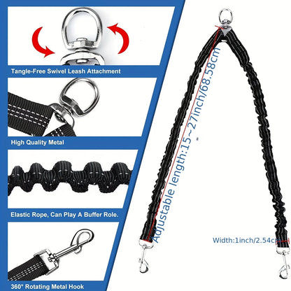 Double Dog Leash Coupler