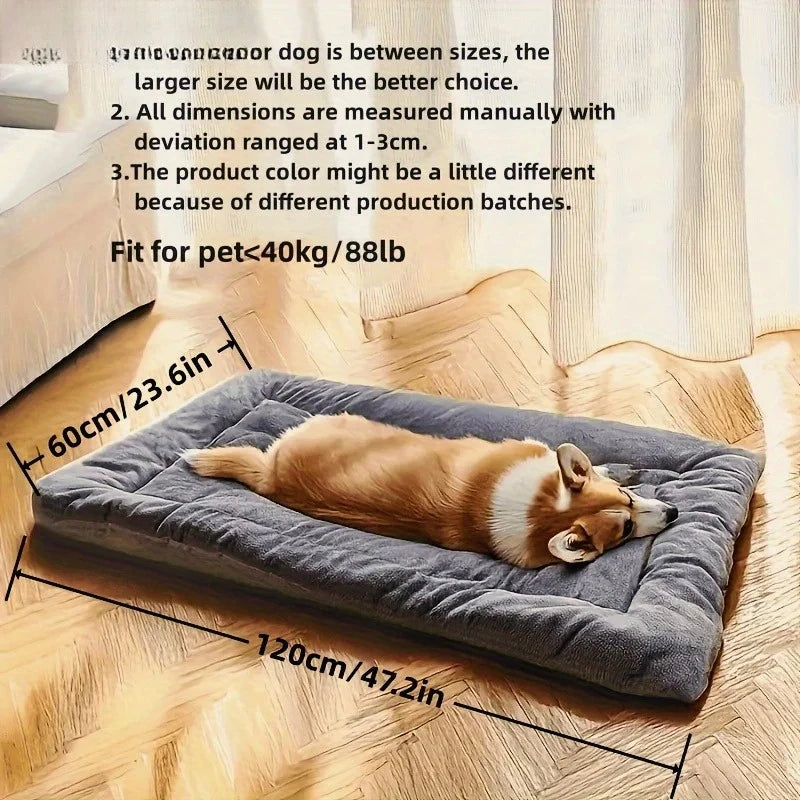 Plush Dog Bed Mat