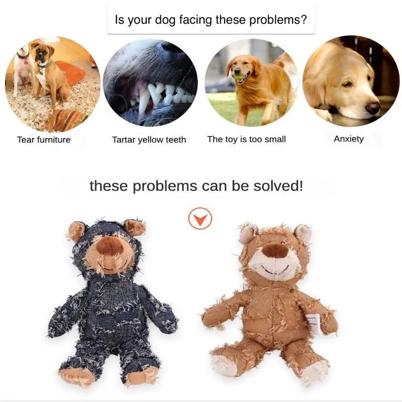 Plush Teddy Dog Toy
