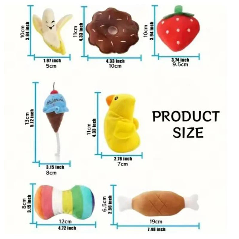 7PCS Puppy Plush Toys