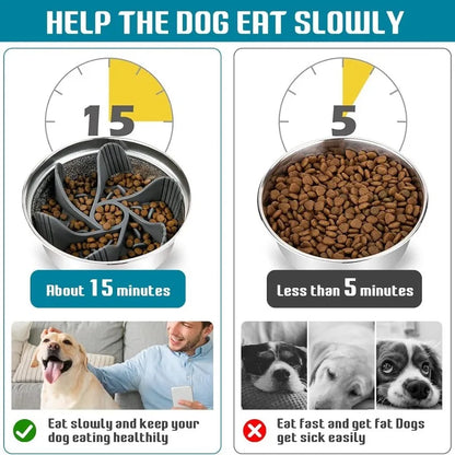 Slow Feed Pet Bowl