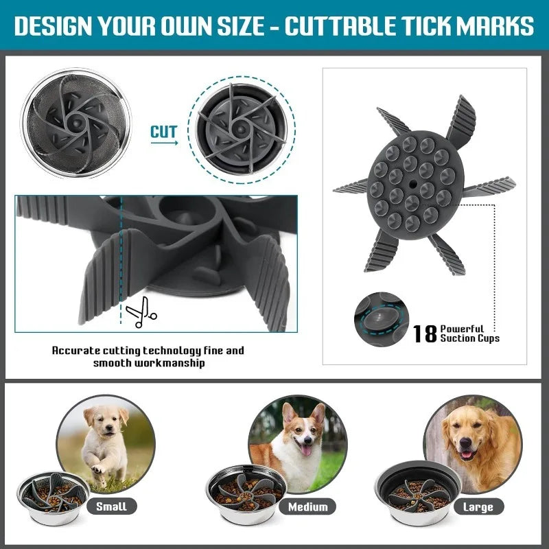 Slow Feed Pet Bowl