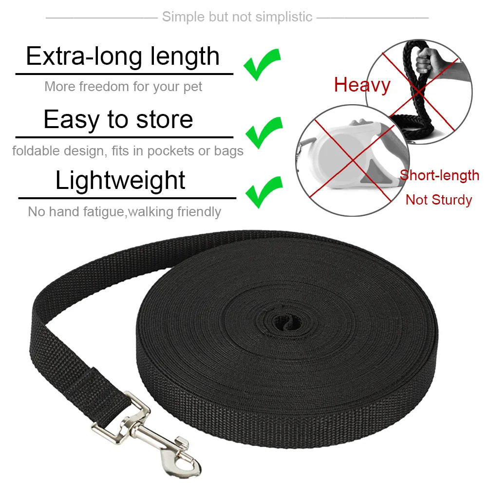 Long Nylon Pet Leash