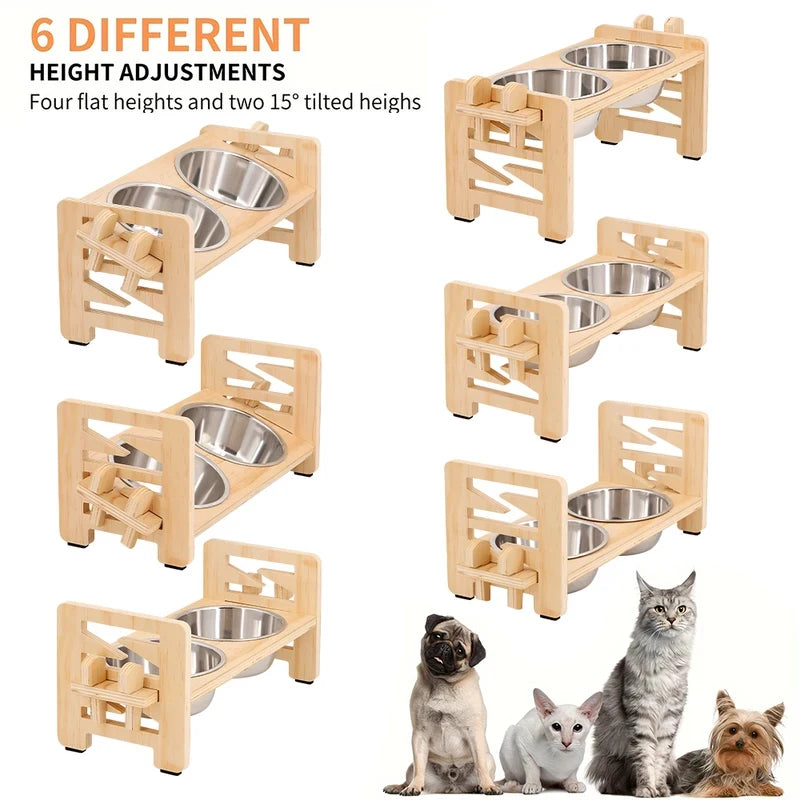 Adjustable Pet Feeder Stand